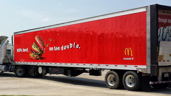 McDonalds trailer wrap